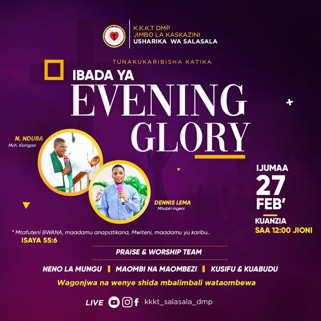 Ibada ya evening glory